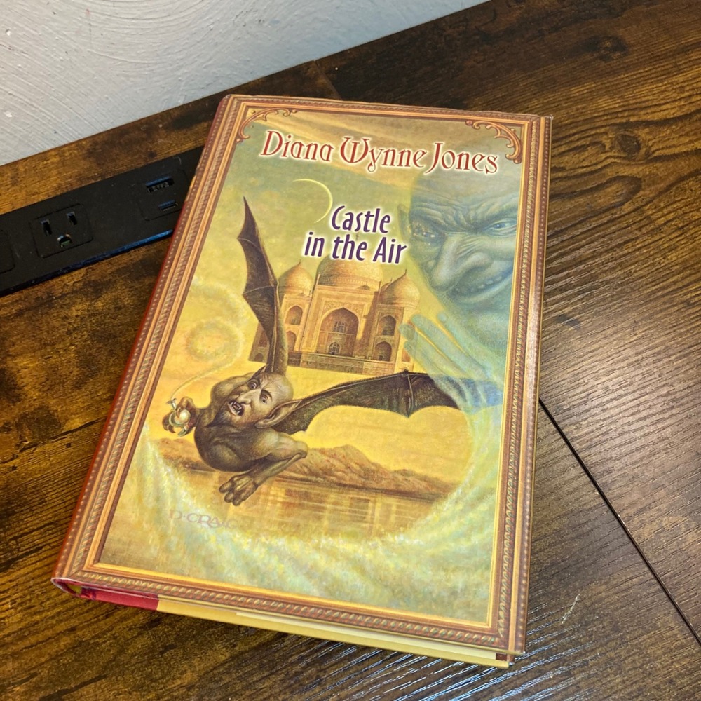 Castle in the Air Diana Wynne Jones 2001 HC DJ Howls Moving Castle 2 Vtg Fantasy